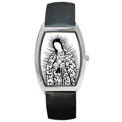 Guadalupe Joshua Tree Tonneau Leather Watch by JoshuaTreeClothingCo