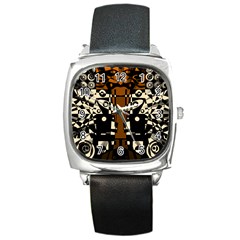 Ethnicity  Square Metal Watch by Mazipoodles