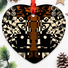 Ethnicity  Heart Ornament (two Sides)