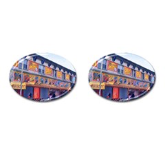 Coney1 Cufflinks (oval) by StarvingArtisan