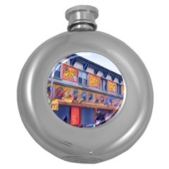 Coney1 Round Hip Flask (5 Oz) by StarvingArtisan