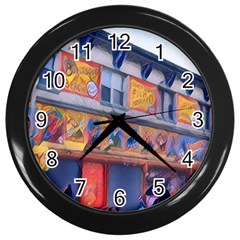 Coney1 Wall Clock (black) by StarvingArtisan