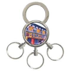 Coney1 3-ring Key Chain by StarvingArtisan