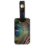 Peacock Luggage Tag (one side) Front