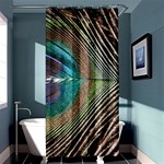 Peacock Shower Curtain 36  x 72  (Stall)  Curtain(36 X72 ) - 33.26 x66.24  Curtain(36 X72 )