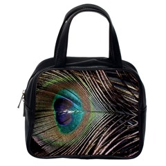 Peacock Classic Handbag (one Side)