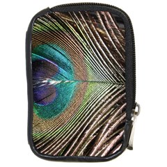 Peacock Compact Camera Leather Case