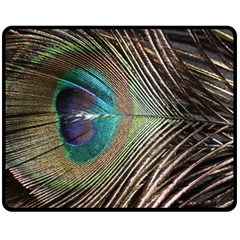 Peacock Fleece Blanket (medium)