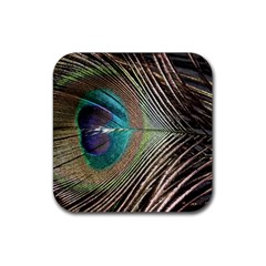 Peacock Rubber Coaster (square)