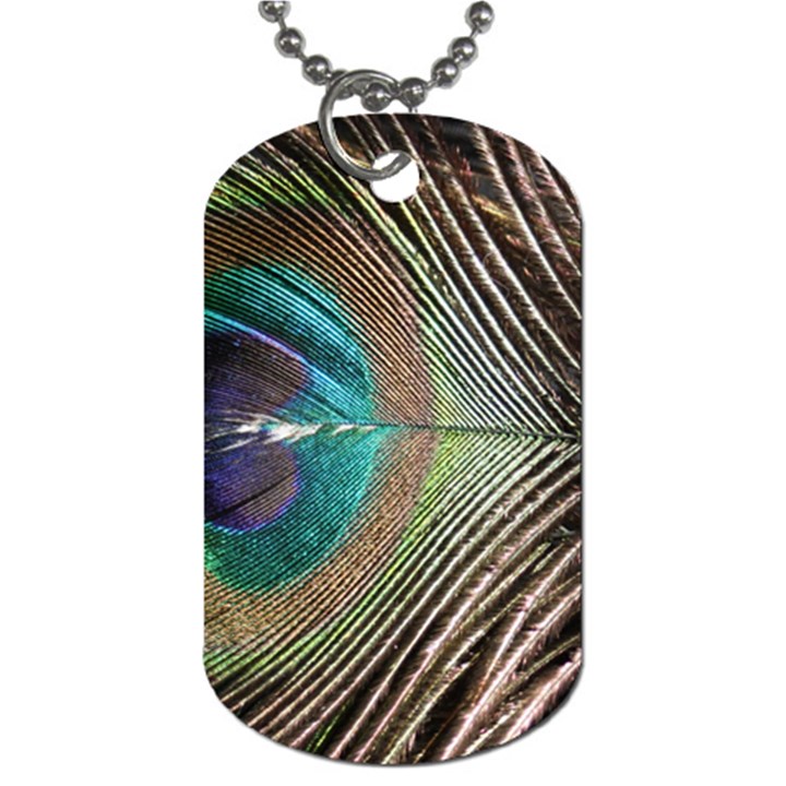 Peacock Dog Tag (Two Sides)