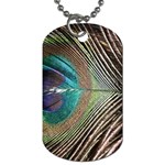 Peacock Dog Tag (Two Sides) Back