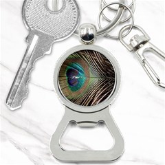 Peacock Bottle Opener Key Chain by StarvingArtisan