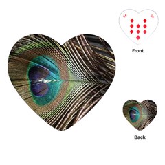 Peacock Playing Cards Single Design (heart)