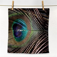 Peacock Face Towel by StarvingArtisan