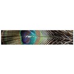 Peacock Small Premium Plush Fleece Scarf Front