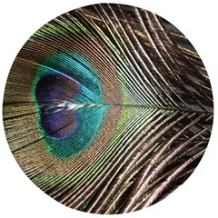 Peacock Wooden Bottle Opener (round) by StarvingArtisan