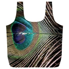 Peacock Full Print Recycle Bag (xxl) by StarvingArtisan