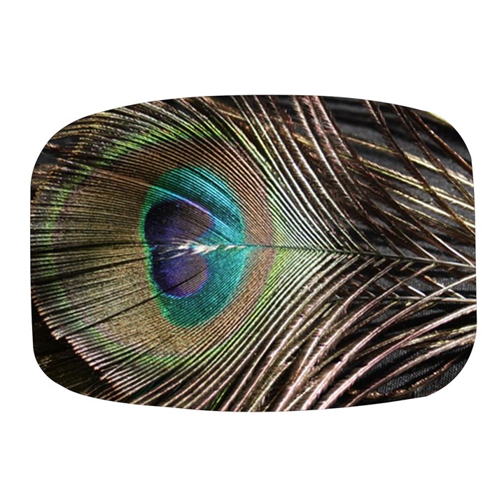 Peacock Mini Square Pill Box