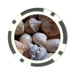 Beautiful Seashells  Poker Chip Card Guard by StarvingArtisan