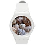 Beautiful Seashells  Round Plastic Sport Watch (M) Front