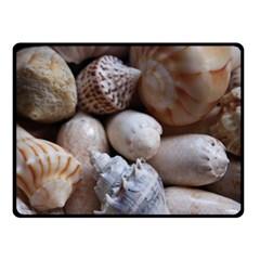 Beautiful Seashells  Fleece Blanket (small) by StarvingArtisan