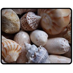 Beautiful Seashells  Fleece Blanket (medium) by StarvingArtisan