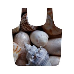 Beautiful Seashells  Full Print Recycle Bag (m) by StarvingArtisan