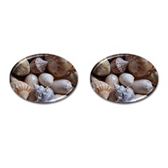 Beautiful Seashells  Cufflinks (oval) by StarvingArtisan