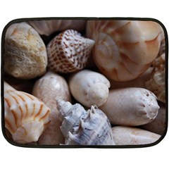 Beautiful Seashells  One Side Fleece Blanket (mini) by StarvingArtisan