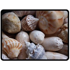 Beautiful Seashells  One Side Fleece Blanket (large) by StarvingArtisan