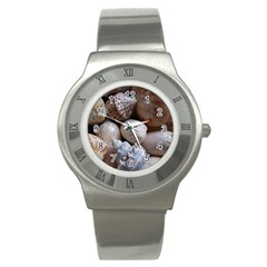 Beautiful Seashells  Stainless Steel Watch by StarvingArtisan