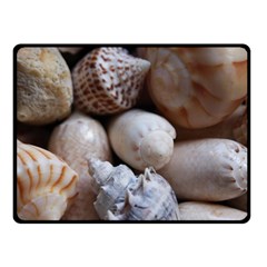 Beautiful Seashells  One Side Fleece Blanket (small) by StarvingArtisan