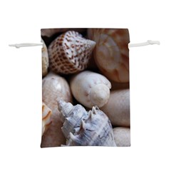 Beautiful Seashells  Lightweight Drawstring Pouch (l) by StarvingArtisan