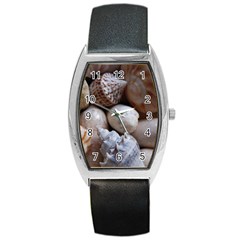 Beautiful Seashells  Barrel Style Metal Watch by StarvingArtisan