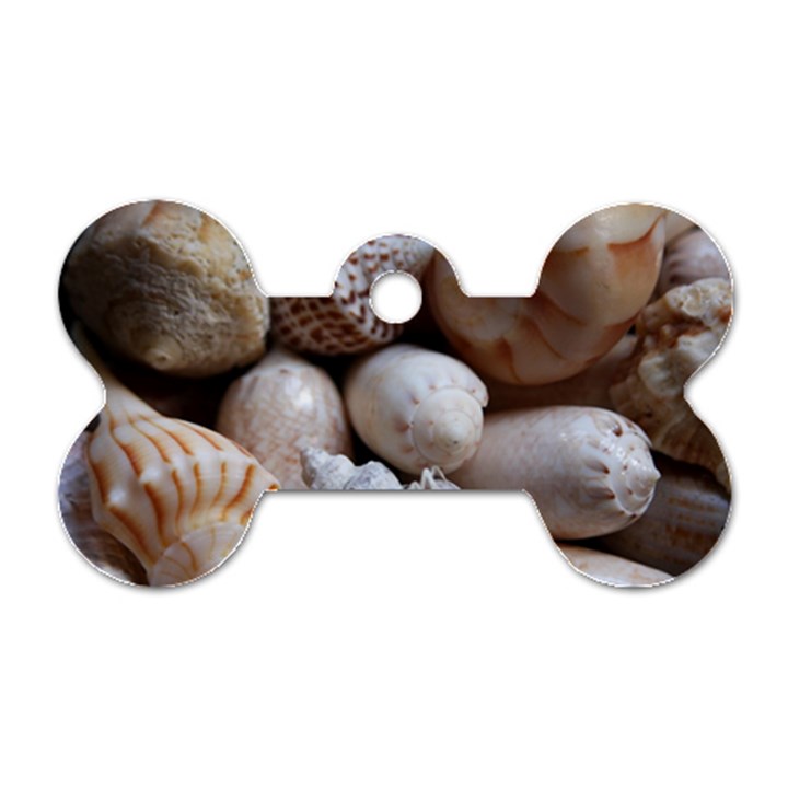 Beautiful Seashells  Dog Tag Bone (Two Sides)