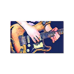 Stevie Ray Guitar  Sticker (Rectangular)