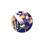 Stevie Ray Guitar  Golf Ball Marker (4 pack) Front