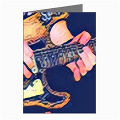 Stevie Ray Guitar  Greeting Cards (pkg Of 8) by StarvingArtisan