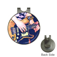 Stevie Ray Guitar  Hat Clips With Golf Markers by StarvingArtisan