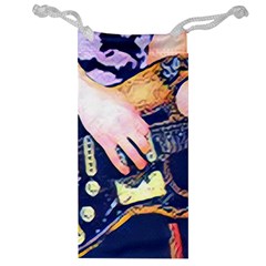 Stevie Ray Guitar  Jewelry Bag by StarvingArtisan