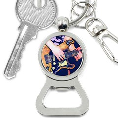 Stevie Ray Guitar  Bottle Opener Key Chain by StarvingArtisan