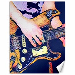 Stevie Ray Guitar  Canvas 12  x 16 