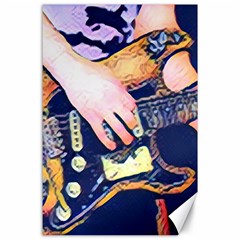 Stevie Ray Guitar  Canvas 24  x 36 