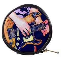 Stevie Ray Guitar  Mini Makeup Bag by StarvingArtisan