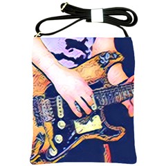 Stevie Ray Guitar  Shoulder Sling Bag by StarvingArtisan