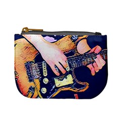 Stevie Ray Guitar  Mini Coin Purse by StarvingArtisan