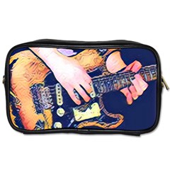 Stevie Ray Guitar  Toiletries Bag (two Sides) by StarvingArtisan