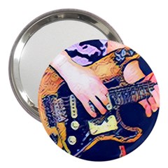 Stevie Ray Guitar  3  Handbag Mirrors by StarvingArtisan