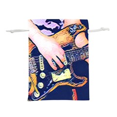 Stevie Ray Guitar  Lightweight Drawstring Pouch (l) by StarvingArtisan