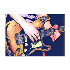 Stevie Ray Guitar  Sticker A4 (100 Pack) by StarvingArtisan